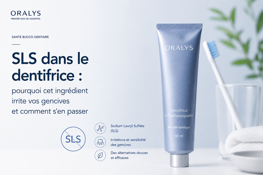 SLS dans le dentifrice : pourquoi cet ingrédient irrite vos gencives et comment s'en passer
