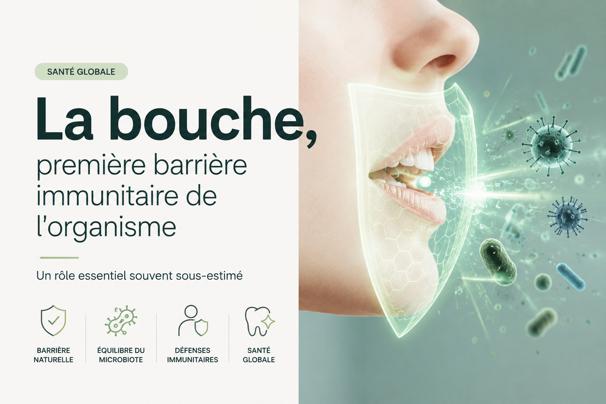 La bouche, première barrière immunitaire de l'organisme