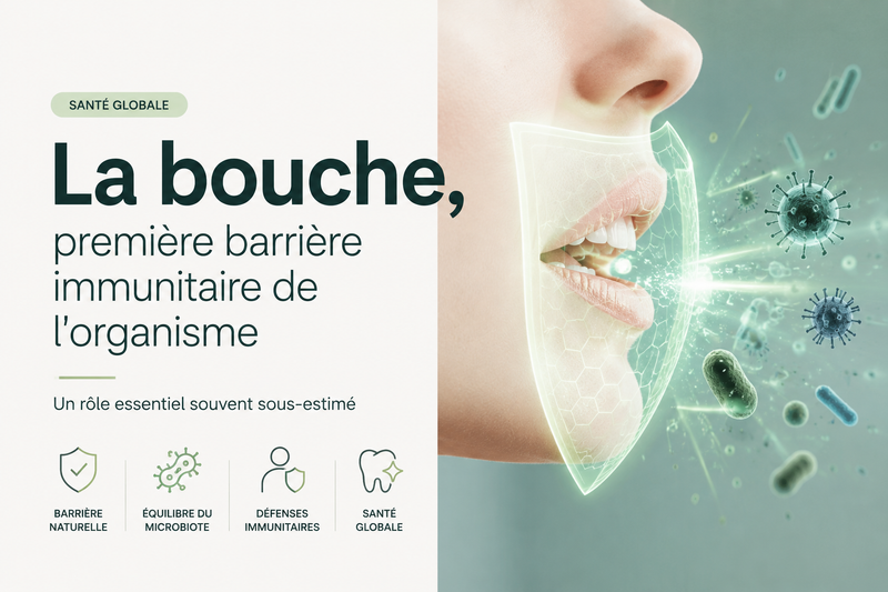La bouche, première barrière immunitaire de l'organisme