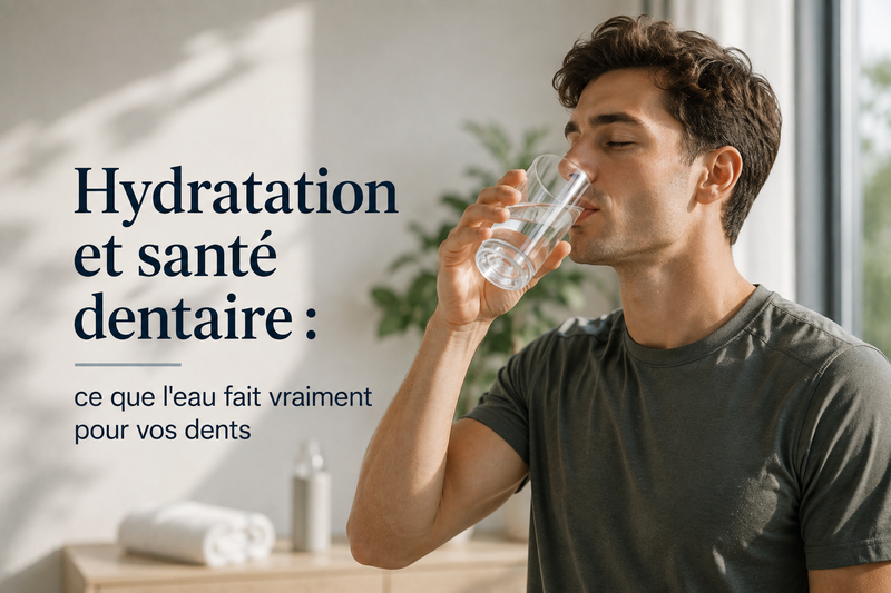 Hydratation et santé dentaire : ce que l'eau fait vraiment pour vos dents