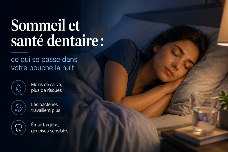 Sommeil et santé dentaire : ce qui se passe dans votre bouche la nuit