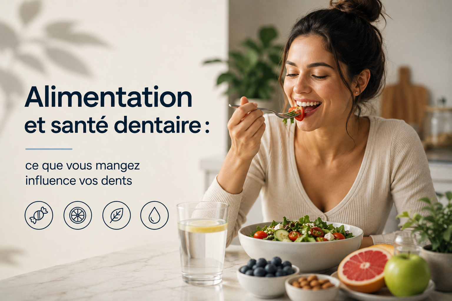 Alimentation et santé dentaire : ce que vous mangez influence vos dents