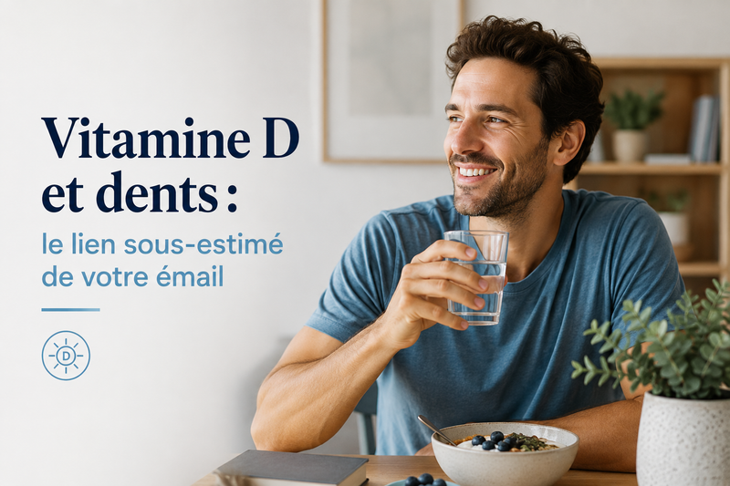 Vitamine D et dents : le lien sous-estimé de votre émail