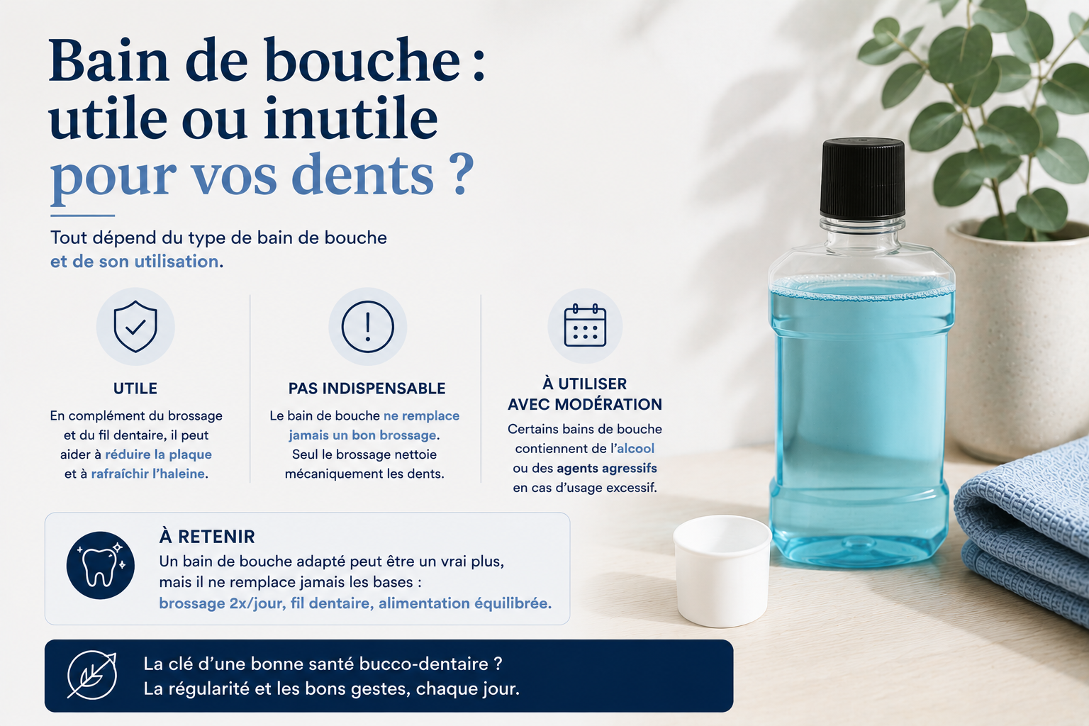Bain de bouche : utile ou inutile pour vos dents ?