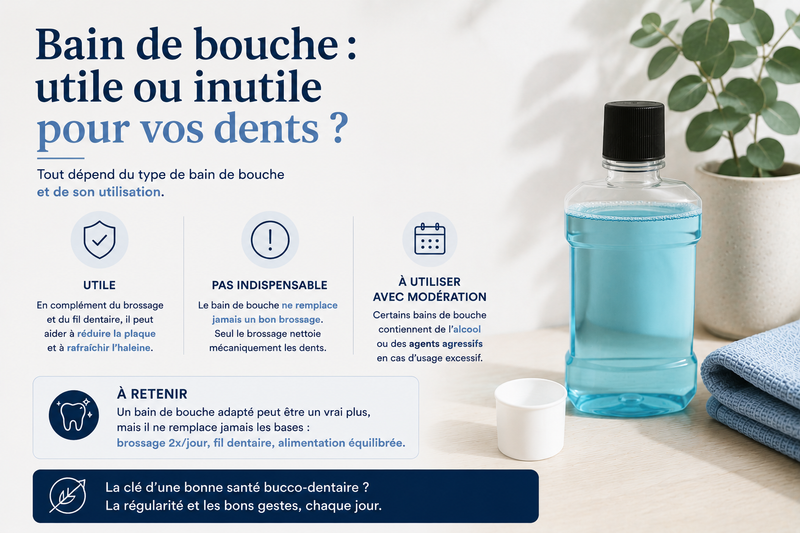 Bain de bouche : utile ou inutile pour vos dents ?