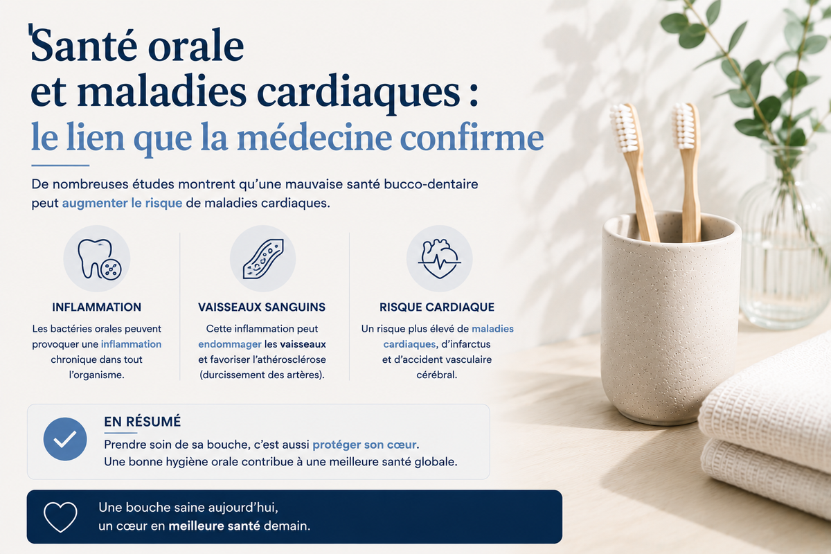 Santé orale et maladies cardiaques : le lien que la médecine confirme