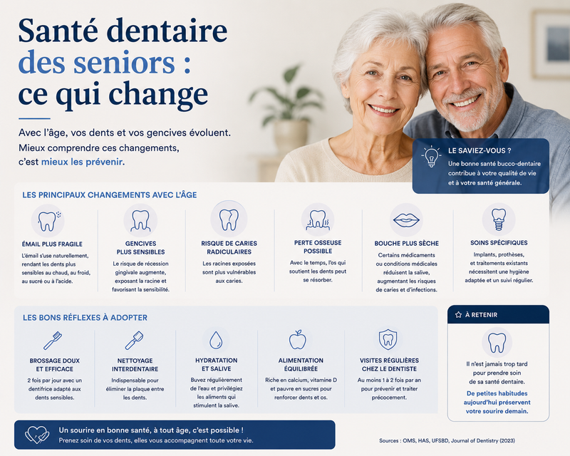 Santé dentaire des seniors : ce qui change