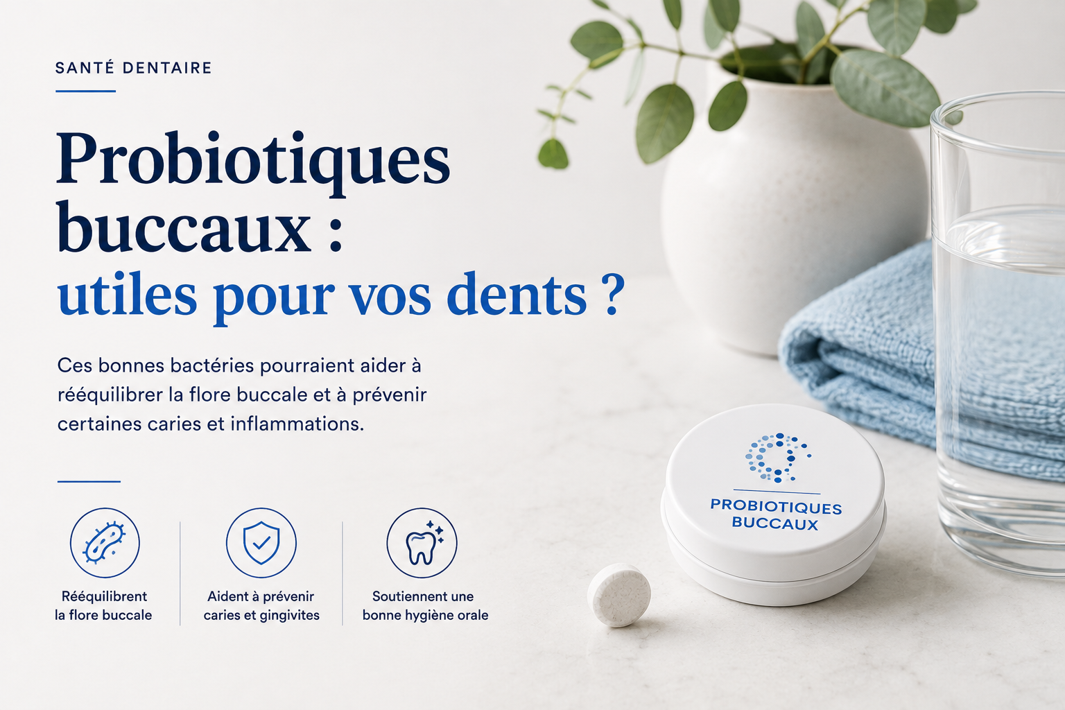 Probiotiques buccaux : utiles pour vos dents ?