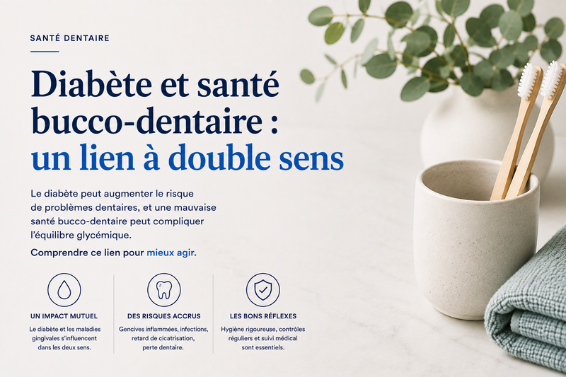 Diabète et santé bucco-dentaire : un lien à double sens