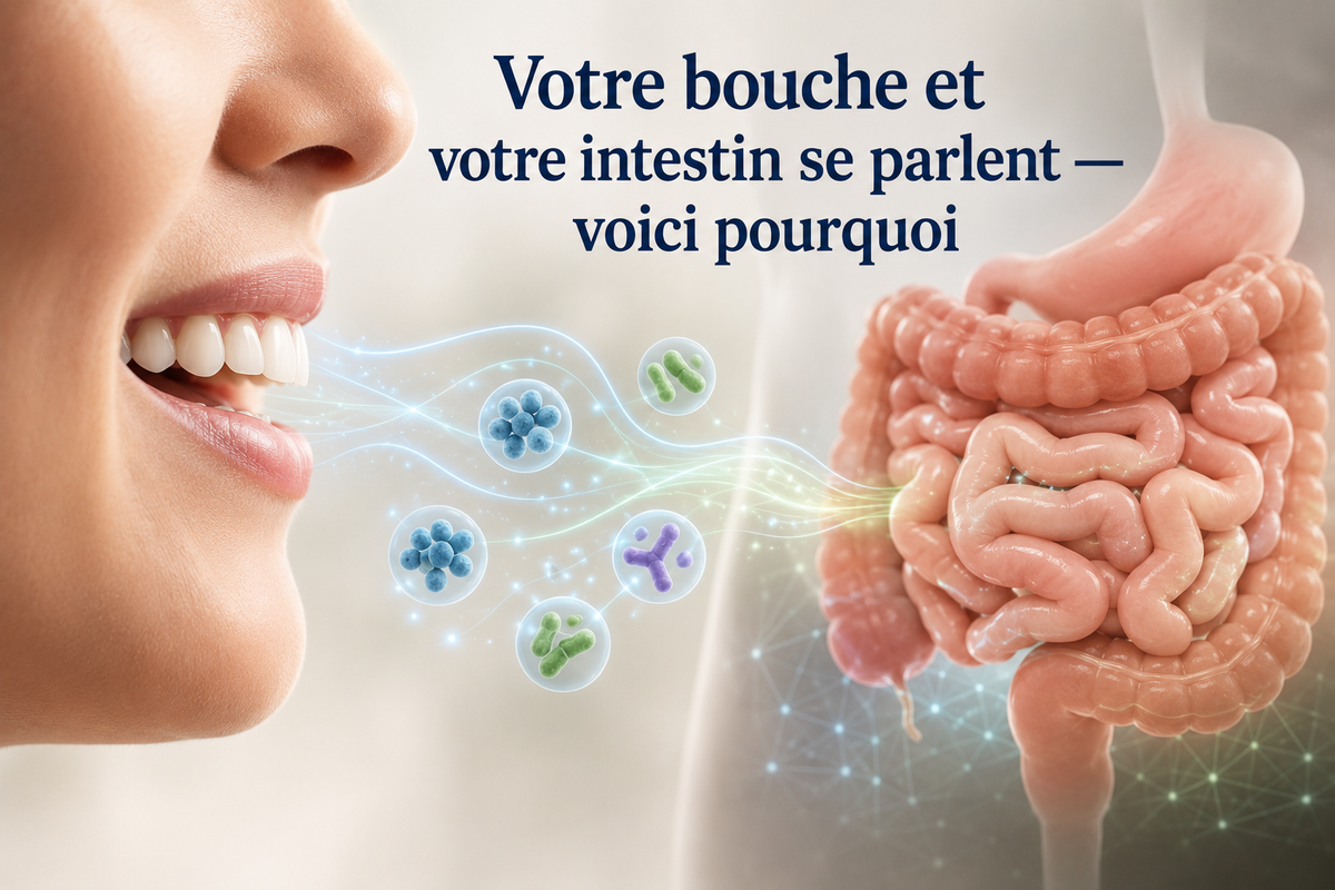 Votre bouche et votre intestin se parlent — voici pourquoi