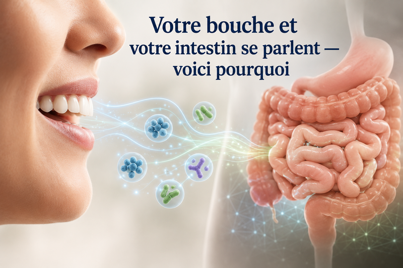 Votre bouche et votre intestin se parlent — voici pourquoi