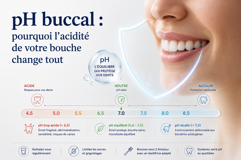 pH buccal : pourquoi l'acidité de votre bouche change tout